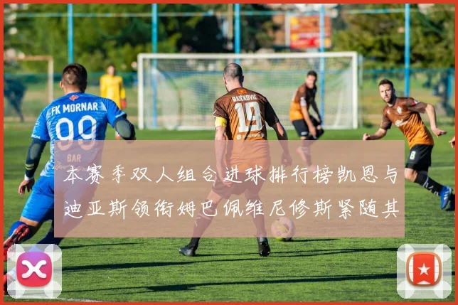 本赛季双人组合进球排行榜凯恩与迪亚斯领衔姆巴佩维尼修斯紧随其后