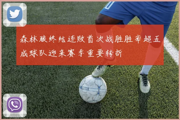 森林狼终结连败首次战胜胜率超五成球队迎来赛季重要转折