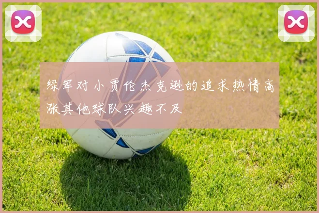 绿军对小贾伦杰克逊的追求热情高涨其他球队兴趣不及
